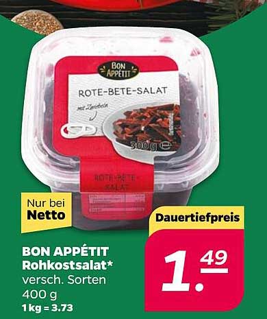 BON APPÉTIT ROTE-BETE-SALAT 400 g