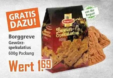 Borggreve Gewürzspekulatius 600g Packung – Jetzt zugreifen!