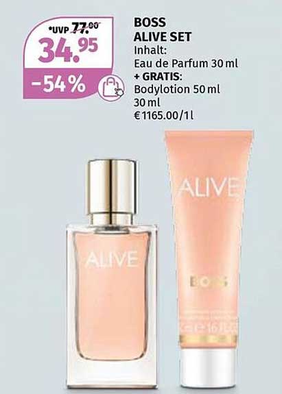 BOSS ALIVE SET - Eau de Parfum und Bodylotion