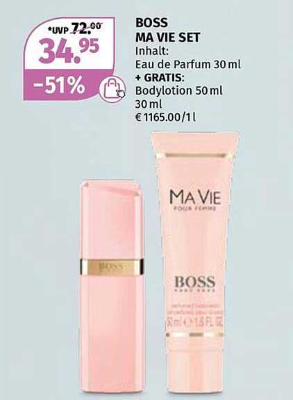 BOSS MA VIE SET - Eau de Parfum und Bodylotion
