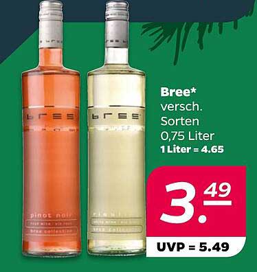 Bree* verschiedene Sorten 0,75 Liter