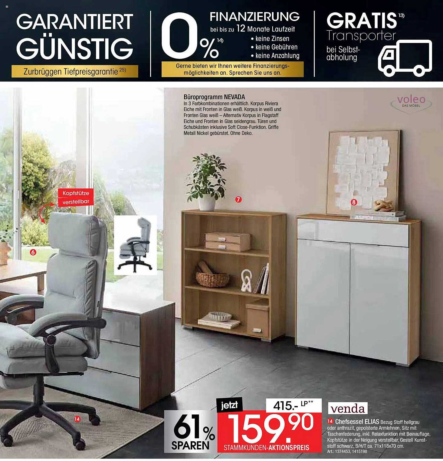 Büroprogramm NEVADA – Modernes Mobiliarsystem für Ihr Homeoffice