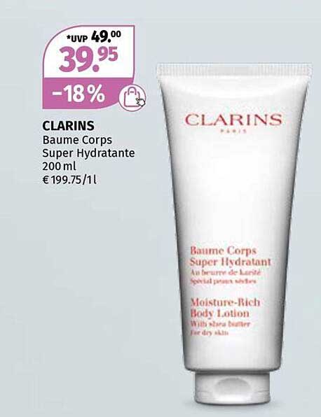 CLARINS Baume Corps Super Hydratante 200 ml