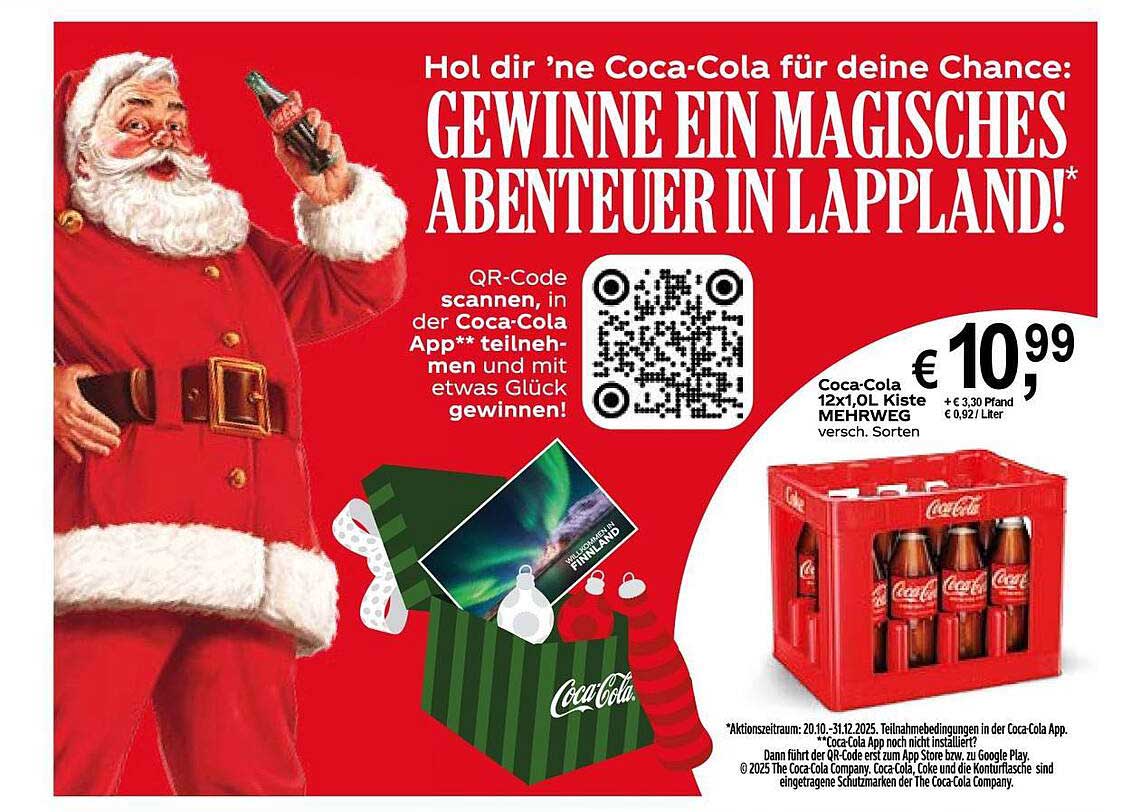 Coca-Cola 12x1,0L Kiste - Mehrweg