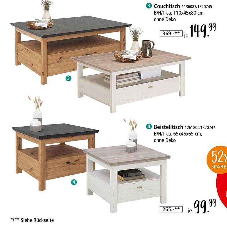 Couchtisch mit Ablage - Ideal für Ihr Wohnzimmer