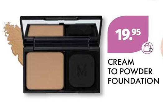 CREAM TO POWDER FOUNDATION