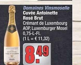 Cuvée Antoinette Rosé Brut - Crémant de Luxembourg AOP