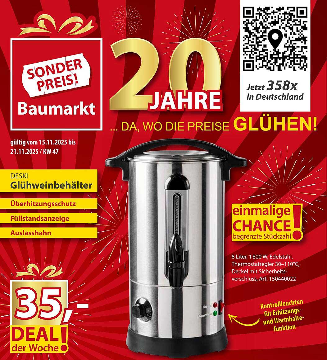 DESKI Glühweinbehälter