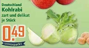 Deutschland Kohlrabi zart und delikat je Stück