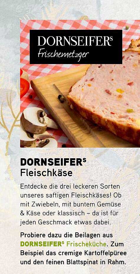 DORNSEIFER® Fleischkäse - Drei leckere Sorten für jeden Geschmack