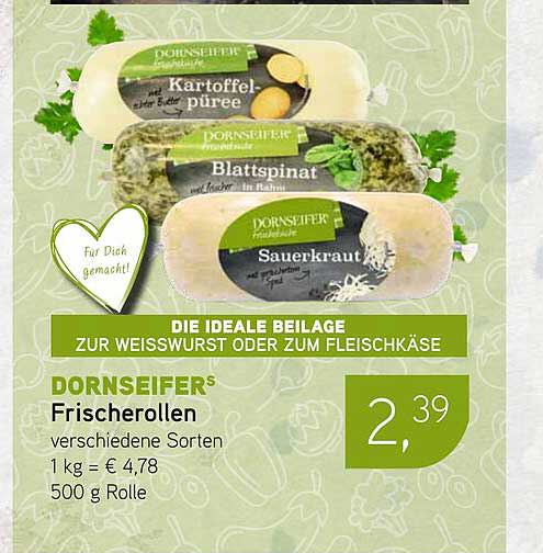 Dornseifers Frischrollen - verschiedene Sorten