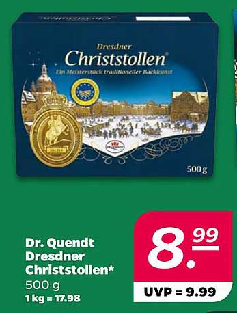Dr. Quendt Dresdner Christstollen 500 g
