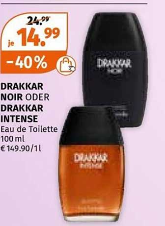 Drakkar Noir oder Drakkar Intense Eau de Toilette 100 ml