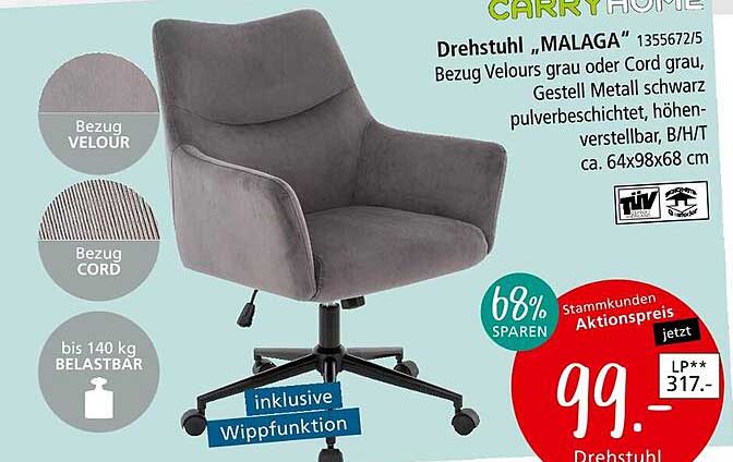 Drehstuhl „MALAGA“