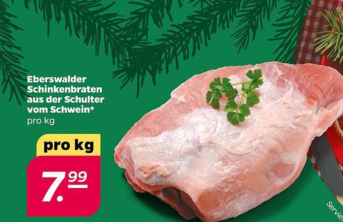 Eberswalder Schinkenbraten aus der Schulter vom Schwein* pro kg
