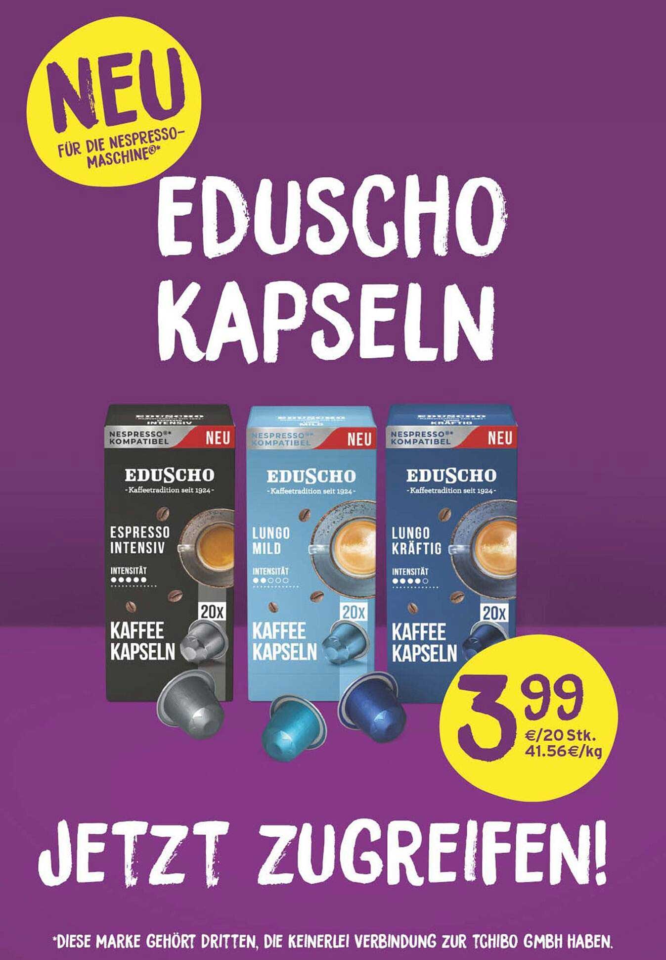 EDUSCHO Kapseln - 20 Stück für nur 3,99 €