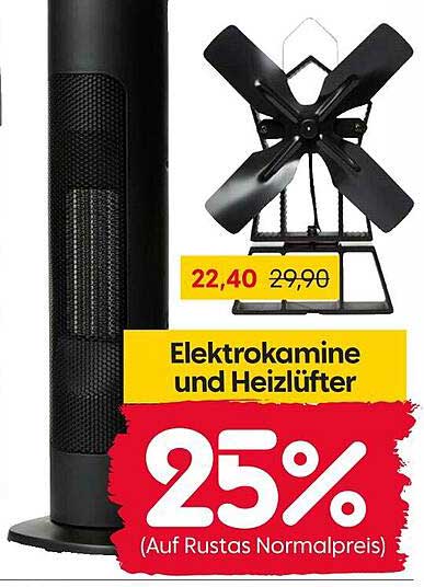 Elektrkamine und Heizlüfter