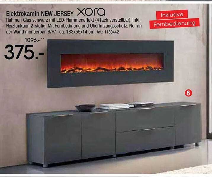 Elektrokamin NEW JERSEY XORA