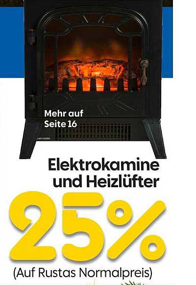 Elektrokamine und Heizlüfter