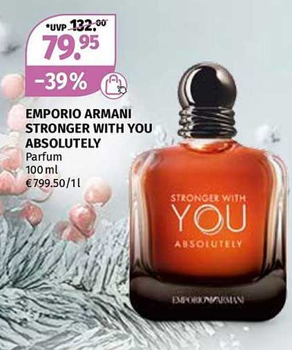 EMPORIO ARMANI STRONGER WITH YOU ABSOLUTELY Parfum 100 ml