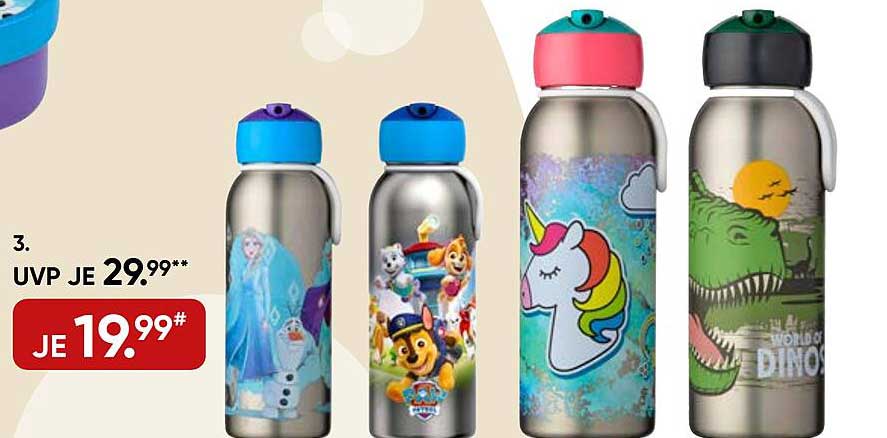 Exklusive Trinkflaschen für Kinder – von 29,99 € auf nur 19,99 €