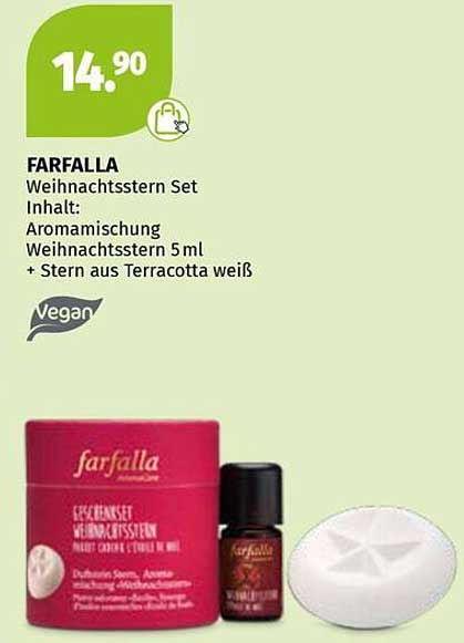 FARFALLA Weihnachtsstern Set
