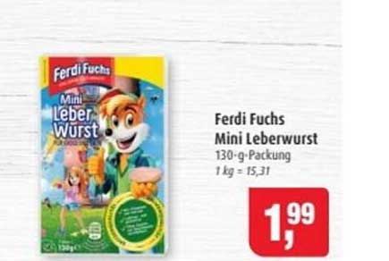 Ferdi Fuchs Mini Leberwurst 130-g-Packung