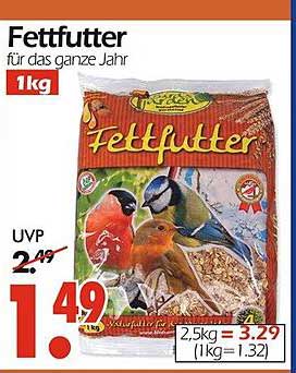 Fettfutter für das ganze Jahr - 1kg