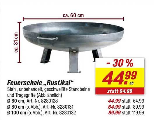 Feuerschale „Rustikal“