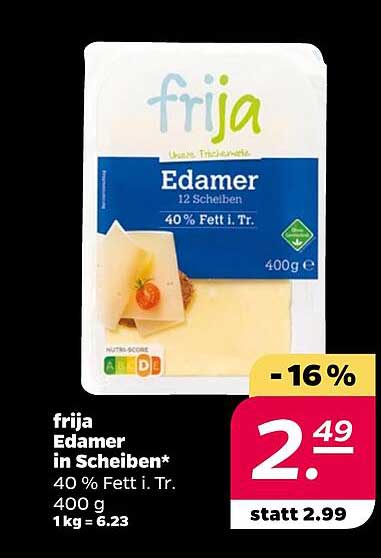 frija Edamer in Scheiben 400 g
