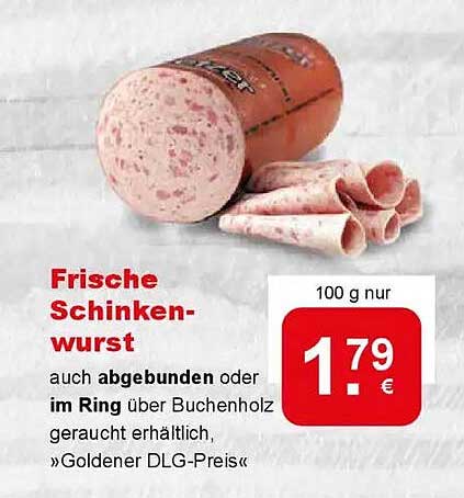 Frische Schinkenwurst