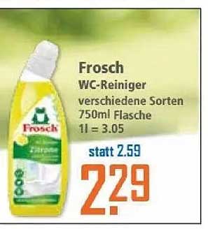 Frosch WC-Reiniger verschiedene Sorten 750ml Flasche