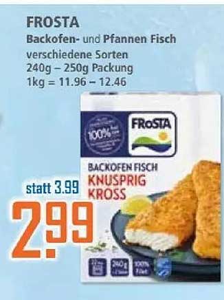 FROSTA Backofen- und Pfannen Fisch - Knusprig Kross