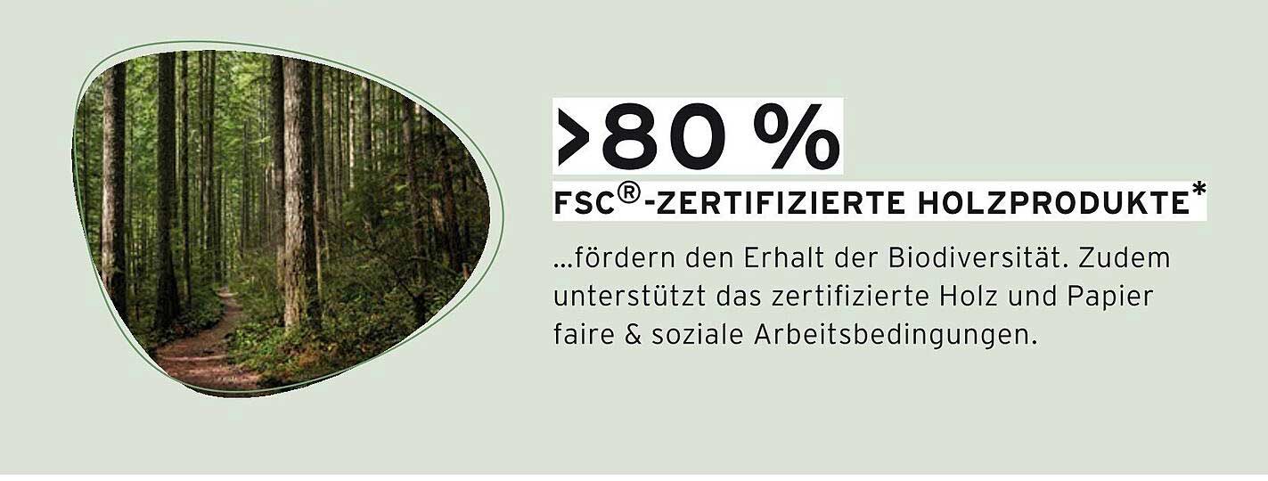 FSC®-zertifizierte Holzprodukte für eine nachhaltige Zukunft
