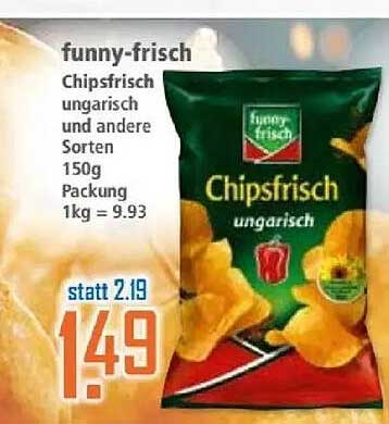 funny-frisch Chipsfrisch ungarisch 150g