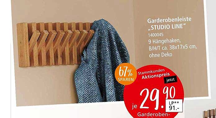 Garderobenleiste „STUDIO LINE“