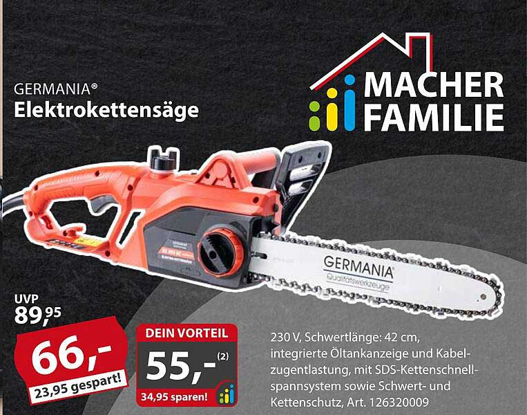 GERMANIA® Elektrokettensäge