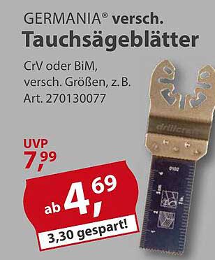 GERMANIA® Tauchsägehblätter - Verschiedene Größen