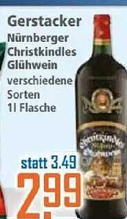 Gerstacker Nürnberger Christkindles Glühwein - verschiedene Sorten, 1l Flasche