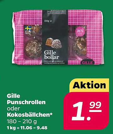 Gille Punschrollen oder Kokosbällchen 230 g