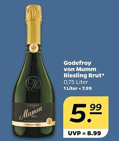 Godefroy von Mumm Riesling Brut* 0,75 Liter
