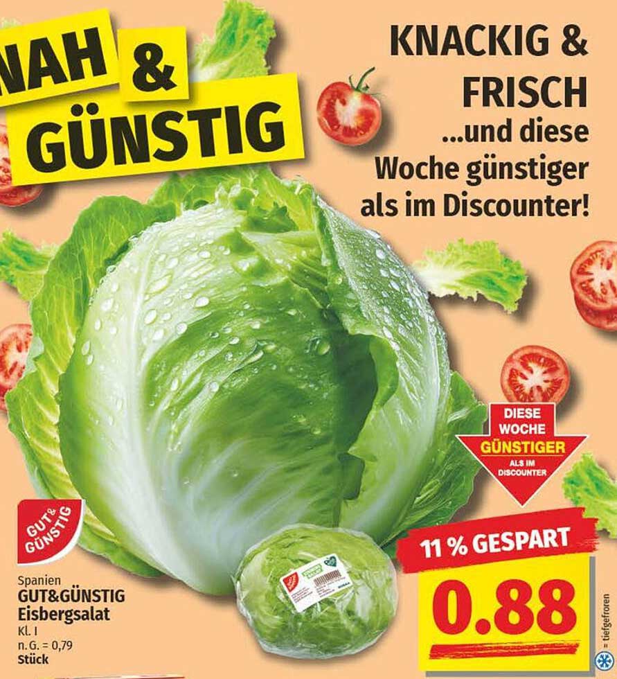 GUT & GÜNSTIG Eisbergsalat