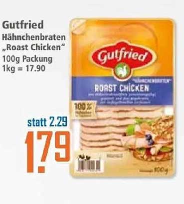 Gutfried Hähnchenbraten "Roast Chicken" 100g Packung