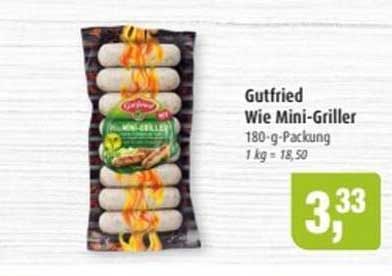 Gutfried Wie Mini-Griller 180-g-Packung