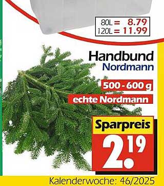 Handbund Nordmann – 500-600 g echte Nordmann