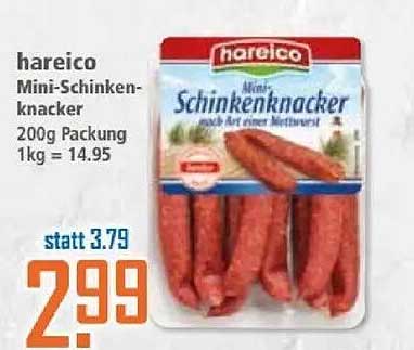 hareico Mini-Schinkenknacker 200g Packung