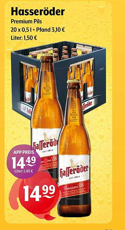 Hasseröder Premium Pils 20 x 0,5 l