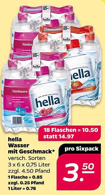 hella Wasser mit Geschmack - Probierset