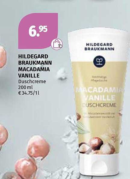 HILDEGARD BRAUKMANN MACADAMIA VANILLE Duschcreme 200 ml