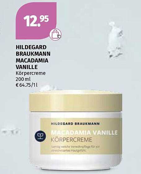 Hildegard Braukmann Macadamia Vanille Körpercreme 200 ml
